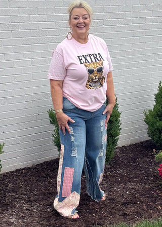Rebel Patch Bootcut Denim