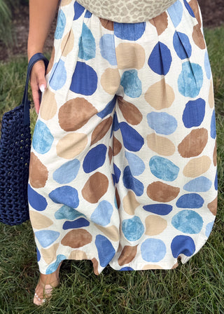 Bubble Mist wide Leg Pants