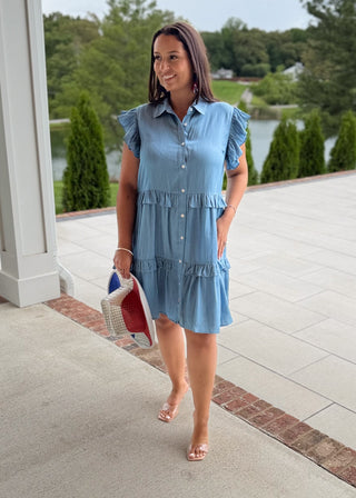 Denim Daydream Mini Dress