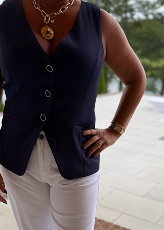 Structured Cinch Vest