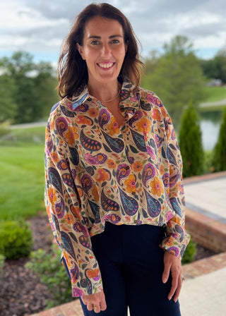 It's All Indigo Blouse