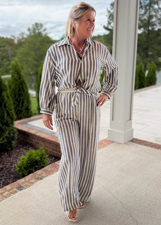 Chambray Stripe Set