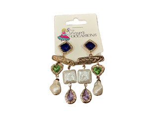 MULTI STONE EARRINGS
